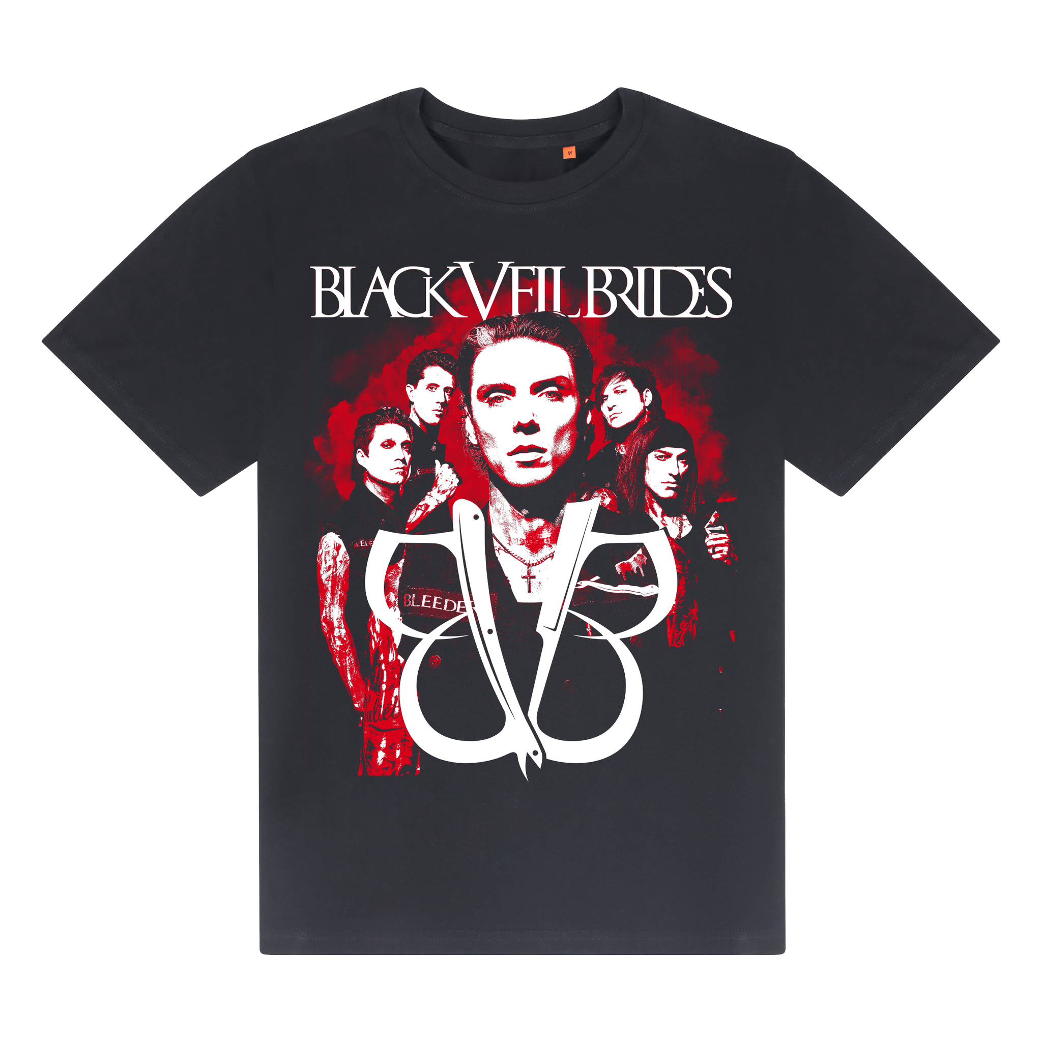 Black Veil Brides X Kerrang! GLOW IN DARK T-SHIRT- Black