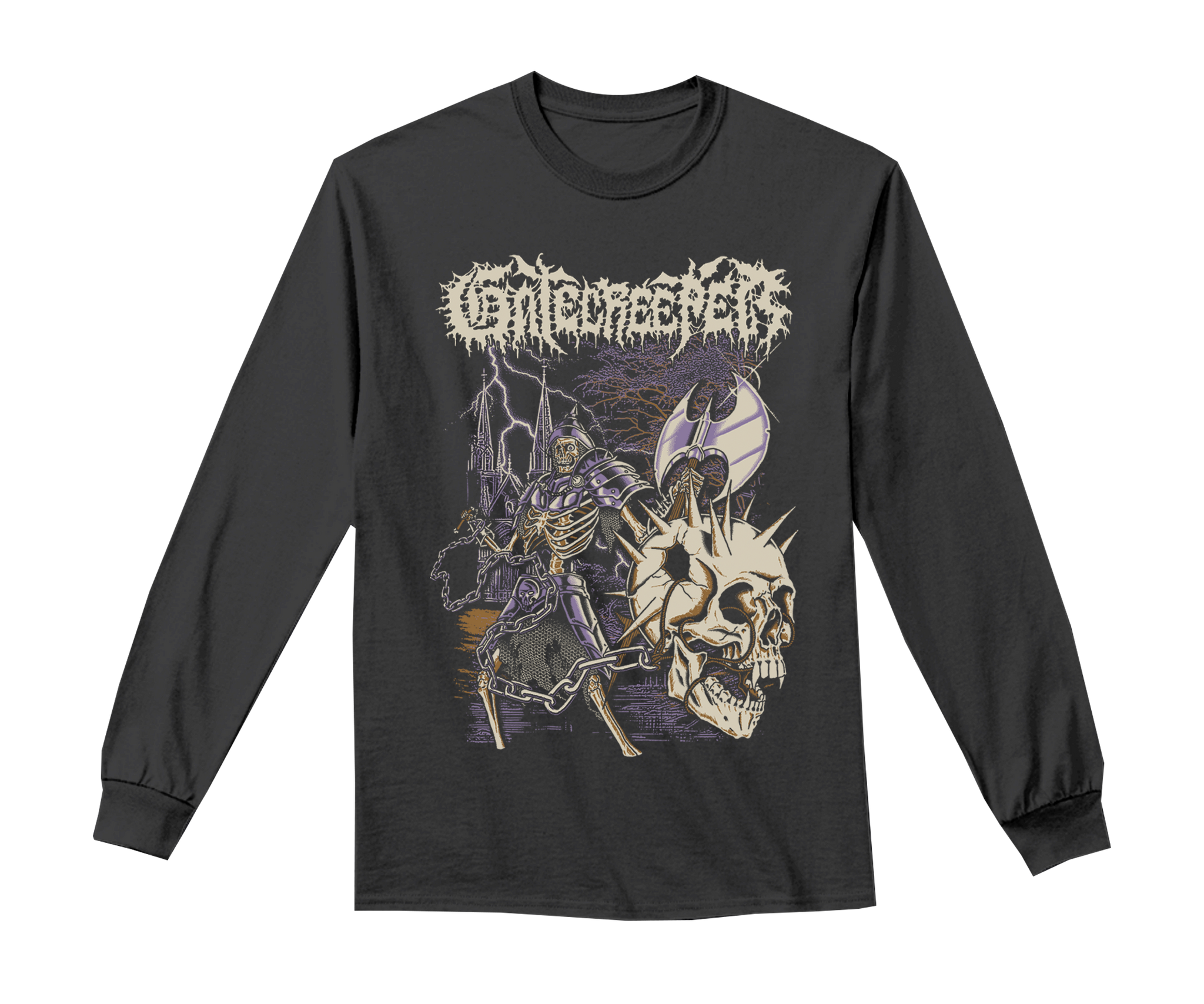 Gatecreeper- Black Long Sleeve Tee