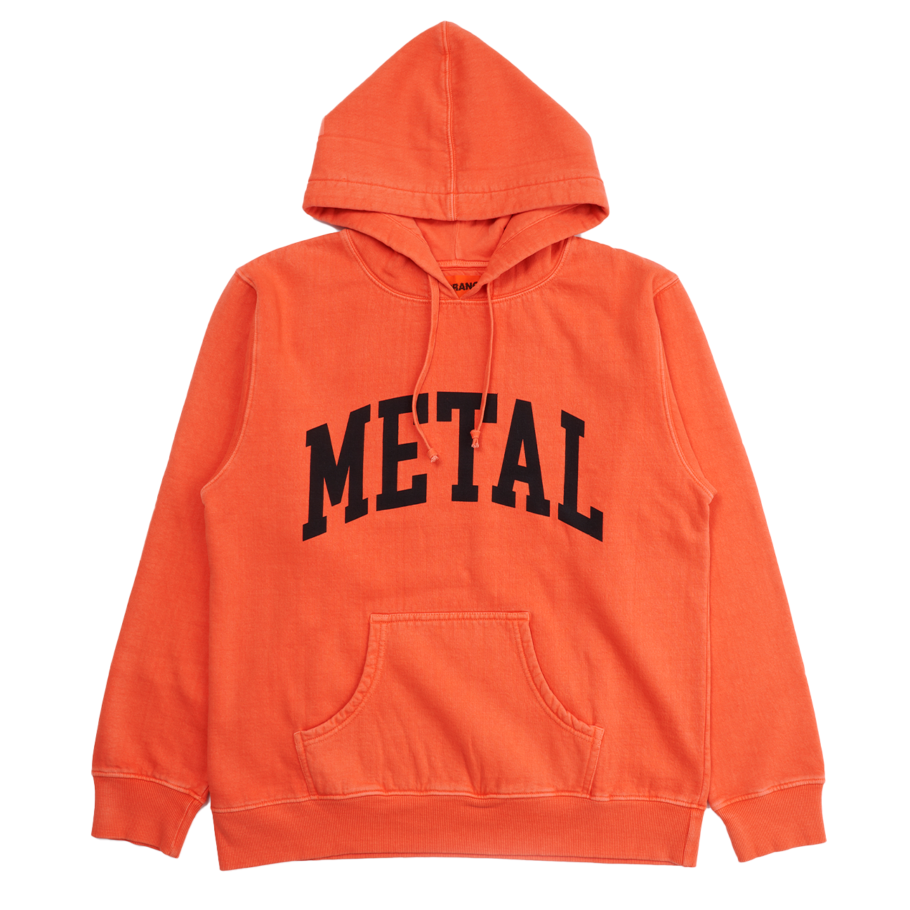 METAL HOODIE - ACID DYE ORANGE