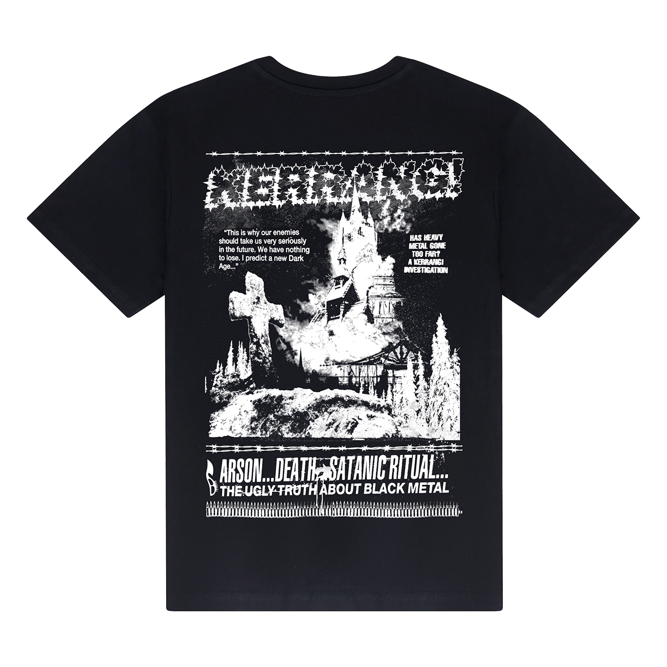 BLACK METAL T-SHIRT BLACK – KERRANG! STORE