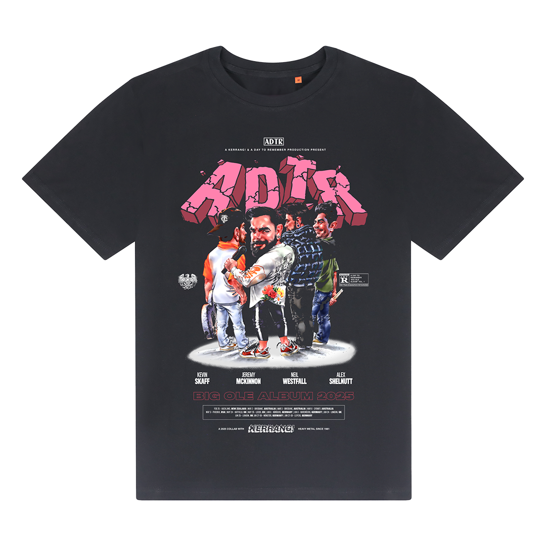 ADTR X KERRANG! Black  T-shirt