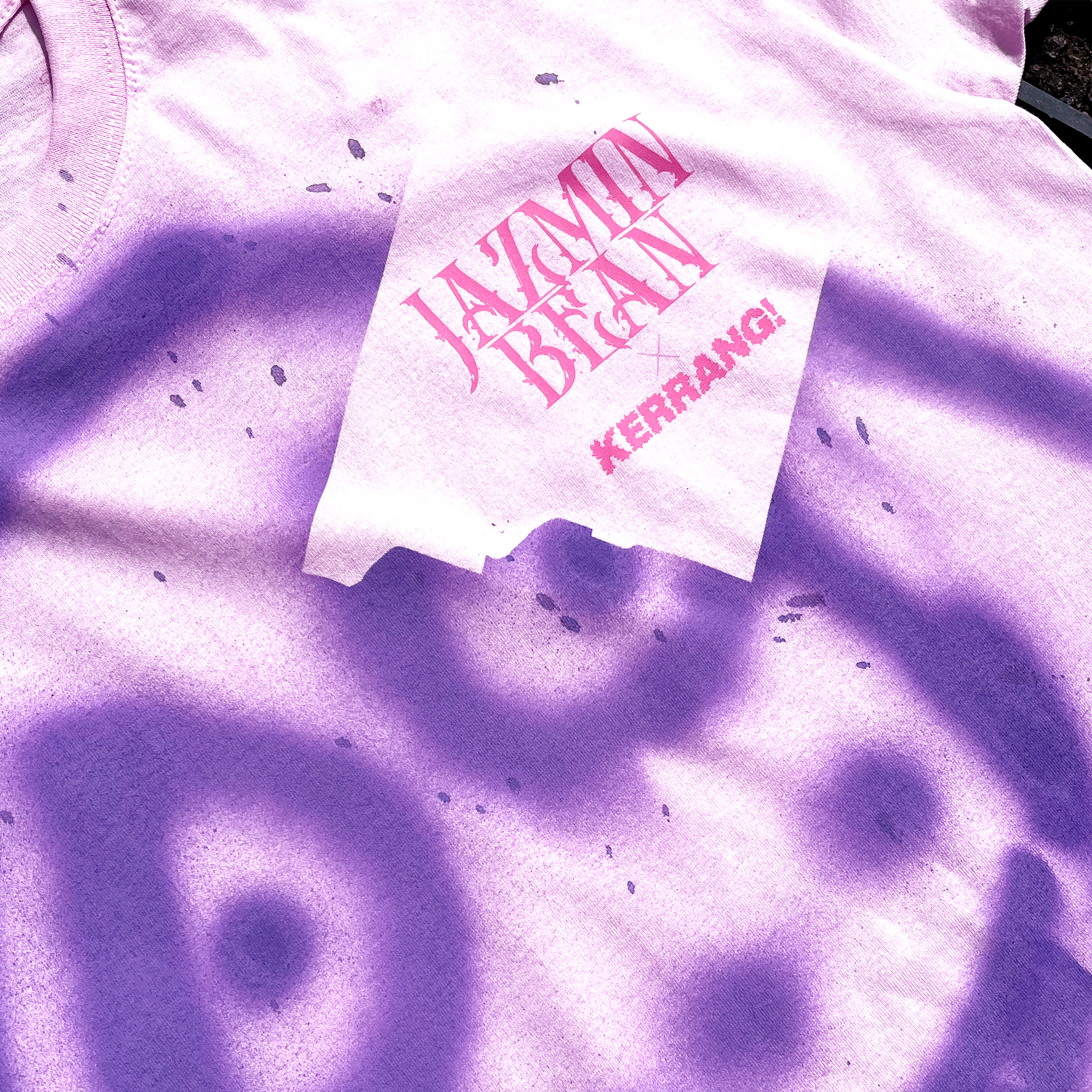 JAZMIN BEAN HAND PAINTED TEE - PINK