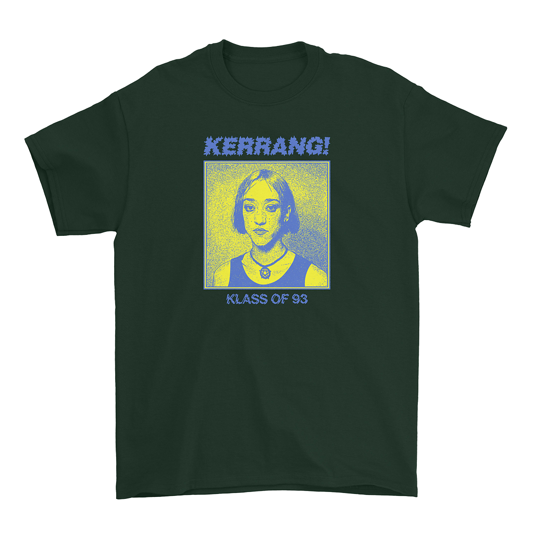 KERRANG! Klass of 93 Skater girl - Green Tee